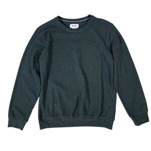 Boston Traders Charcoal Gray Pullover Sweatshirt Crewneck Casual Medium Men’s
